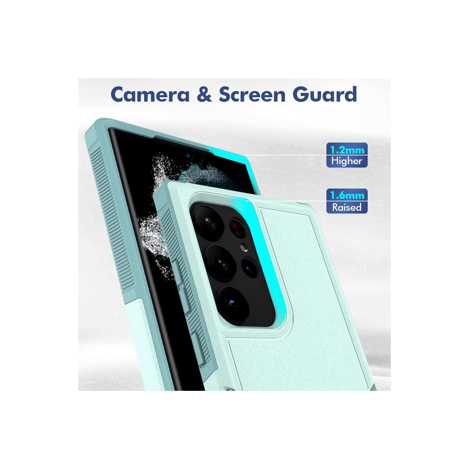 XCRS Dual Layered Comm PC + TPU Cover, Heavy Duty, Tuff, Drop Tested Protection Case for Samsung Galaxy S23 Ultra 5G 2023