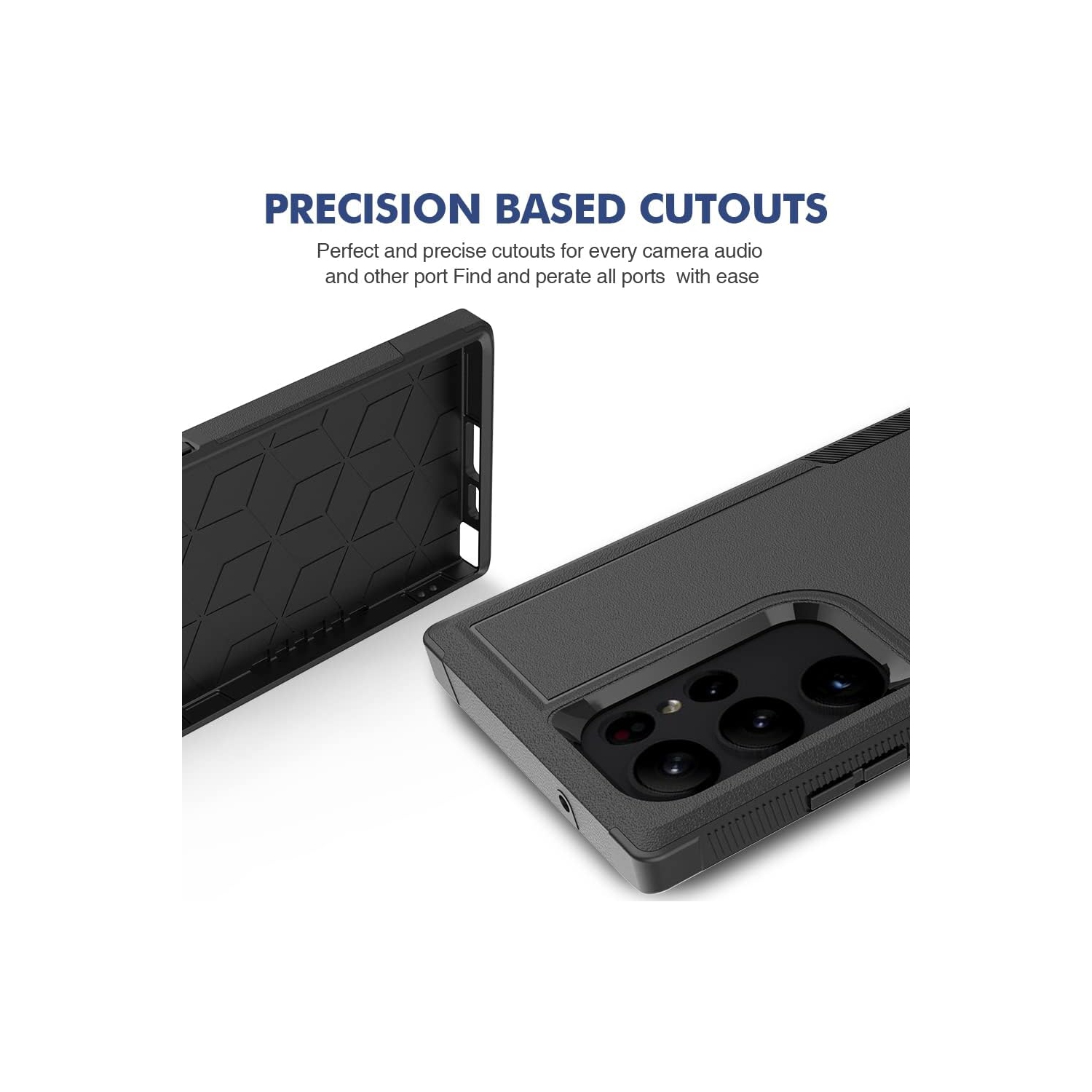 XCRS Dual Layered Comm PC + TPU Cover, Heavy Duty, Tuff, Drop Tested Protection Case for Samsung Galaxy S23 Ultra 5G 2023