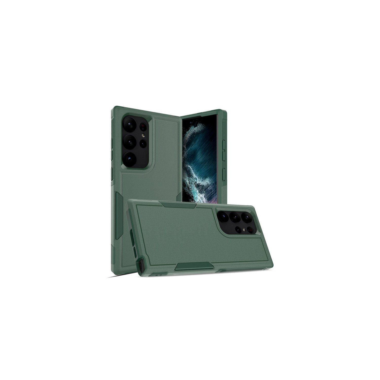 XCRS Dual Layered Comm PC + TPU Cover, Heavy Duty, Tuff, Drop Tested Protection Case for Samsung Galaxy S23 Ultra 5G 2023