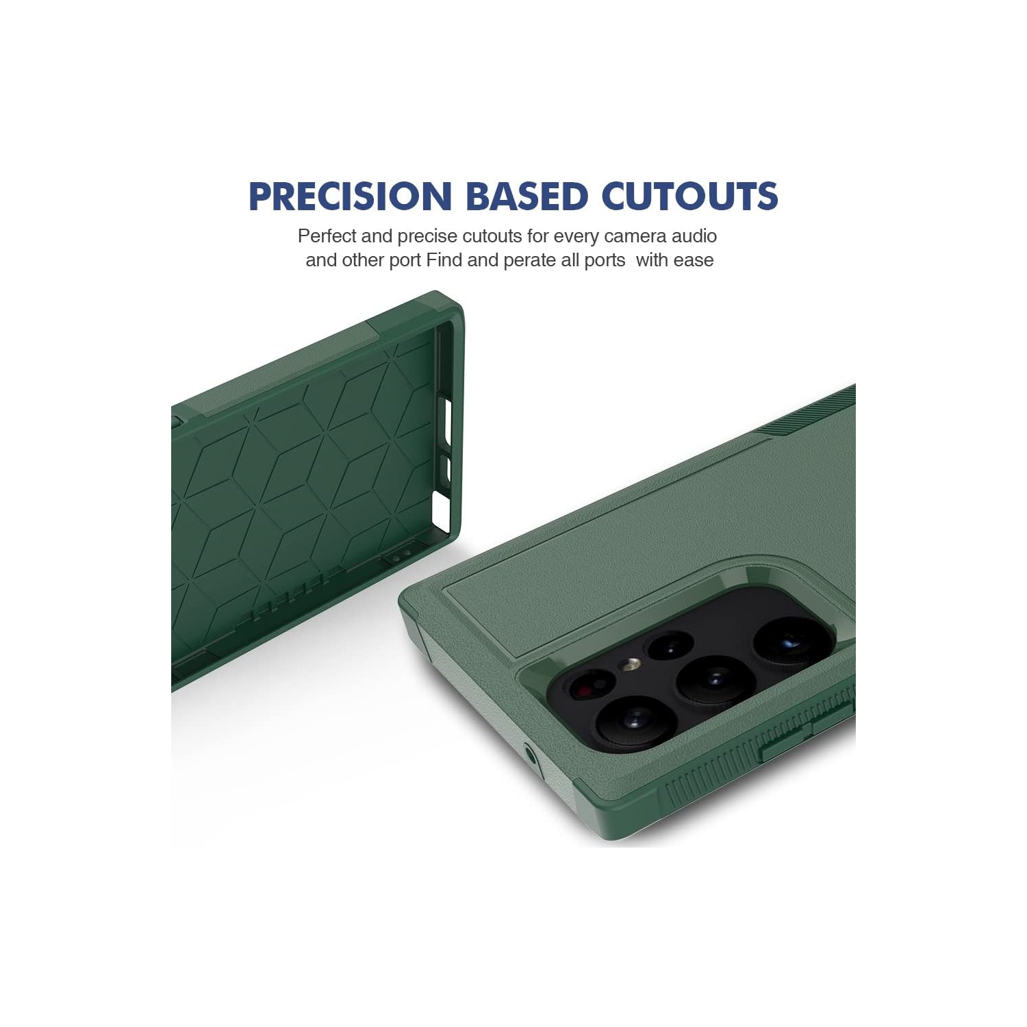 XCRS Dual Layered Comm PC + TPU Cover, Heavy Duty, Tuff, Drop Tested Protection Case for Samsung Galaxy S23 Ultra 5G 2023