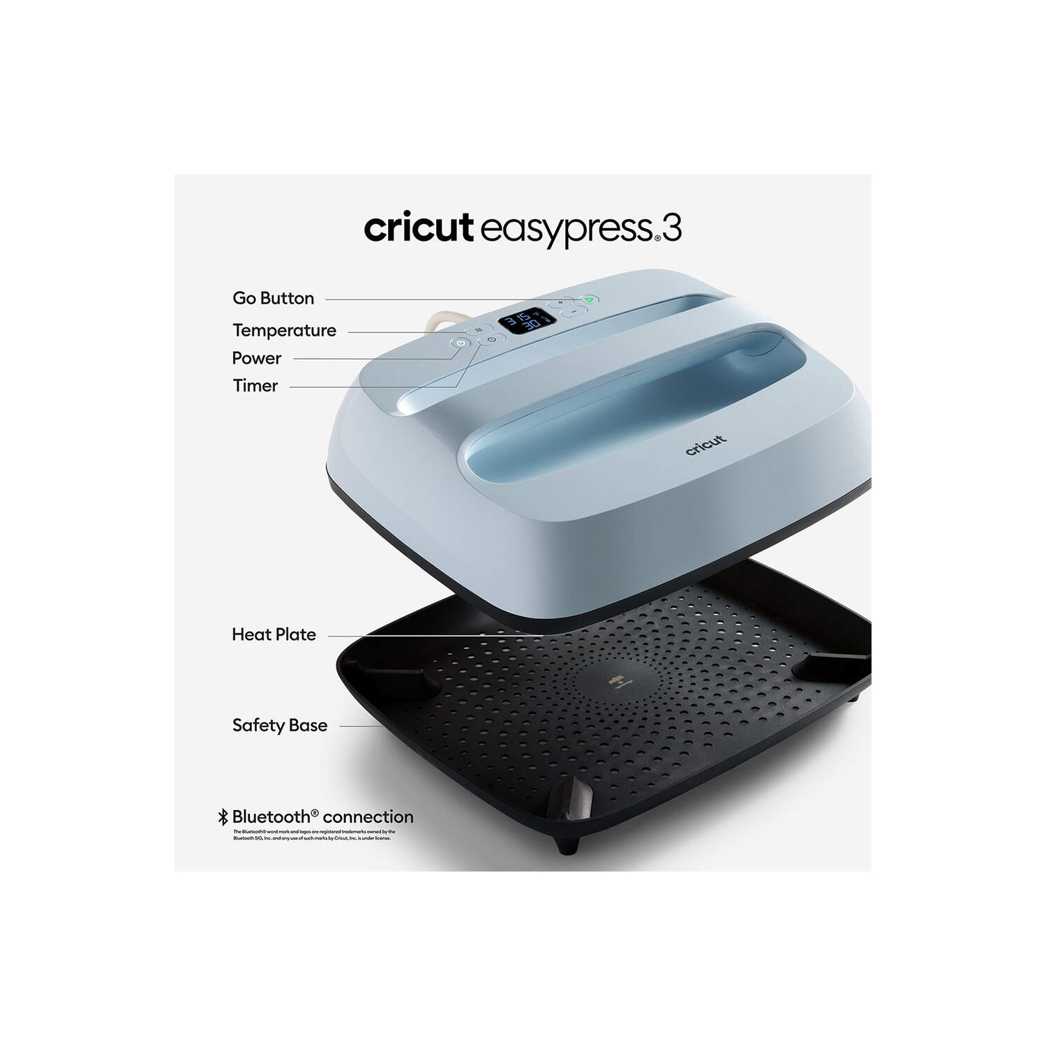 Machine EasyPress de Cricut - 3 à 12 x 10 po