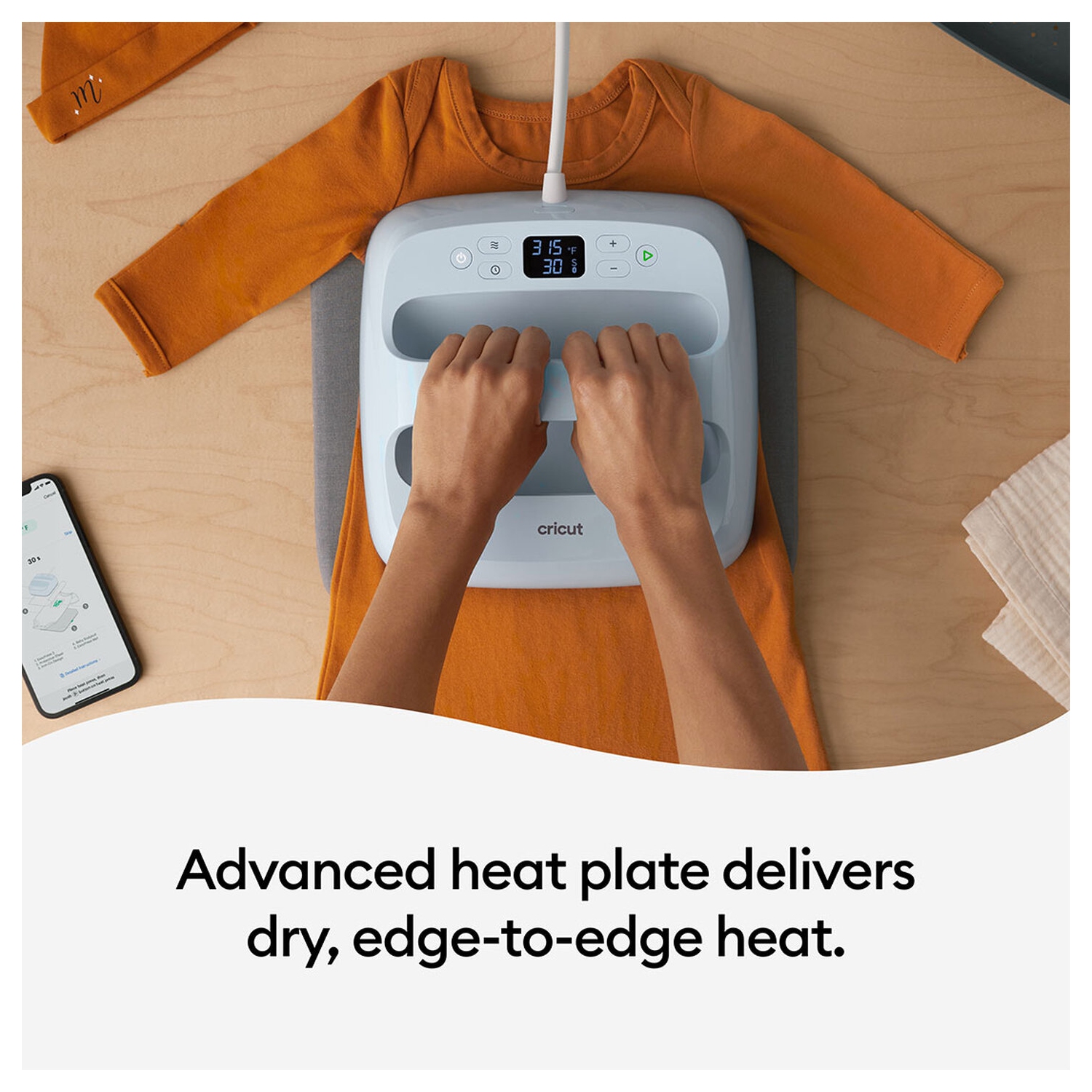 Machine EasyPress de Cricut - 3 à 9 x 9 po