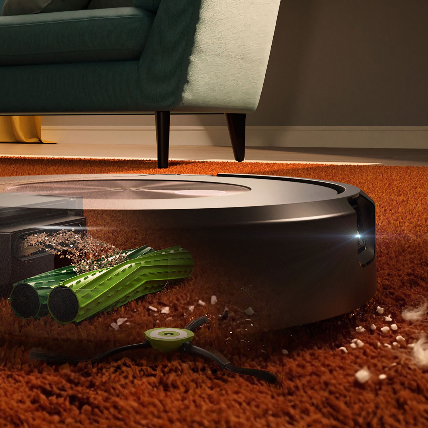 Aspirateur robot et vadrouille à vidange automatique Roomba Combo j9+ d'iRobot - Orignal