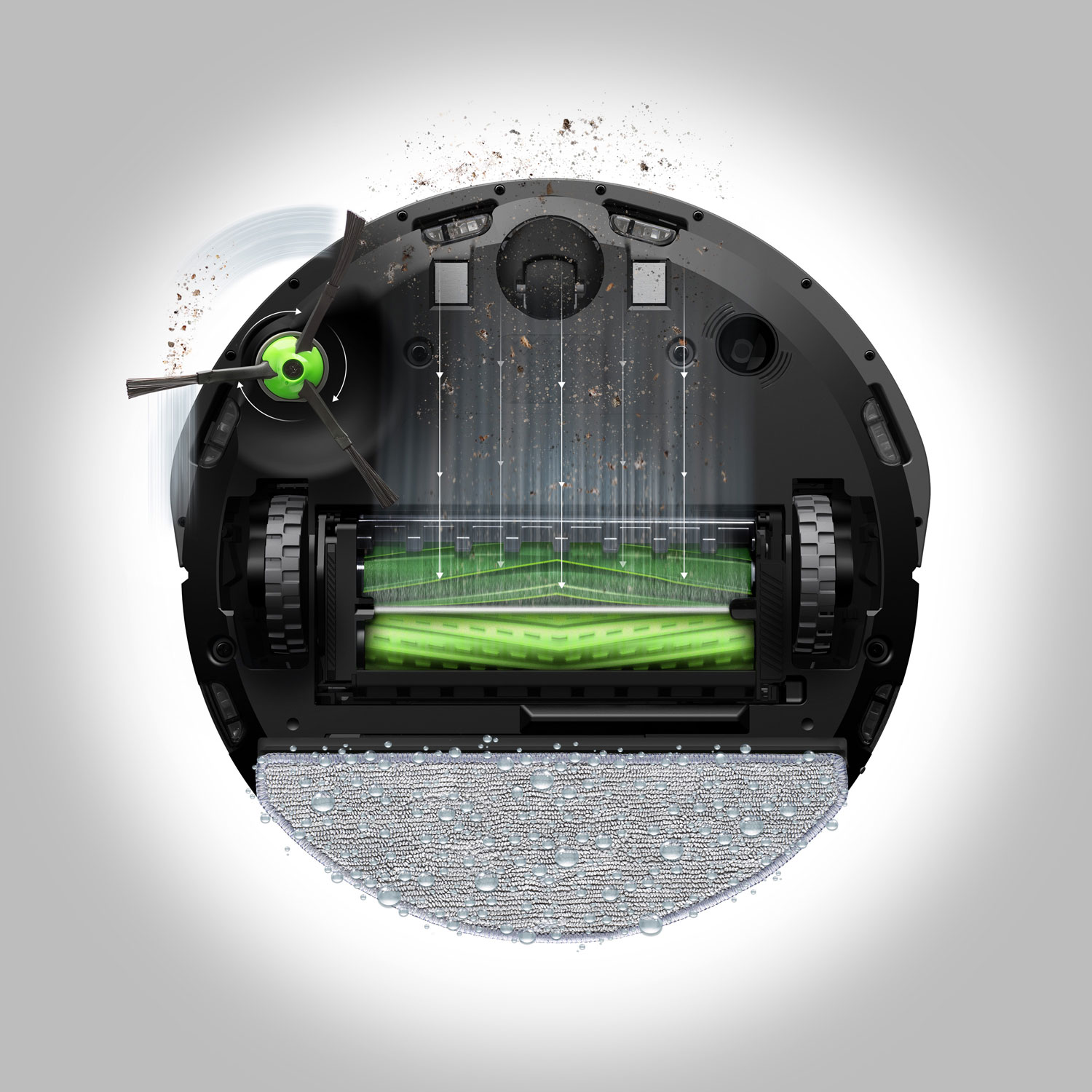 iRobot Roomba Combo i5 Wi-Fi Connected Robot Vacuum & Mop - Woven