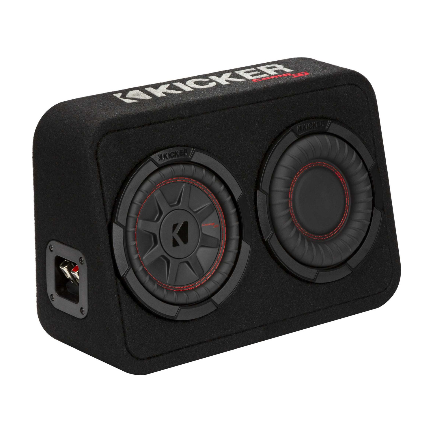 Haut-parleur d'extrêmes graves Kicker 48TCWRT672 CompRT 6,75 po dans un boîtier mince, 2&nbsp;Ohm, compatible RoHS