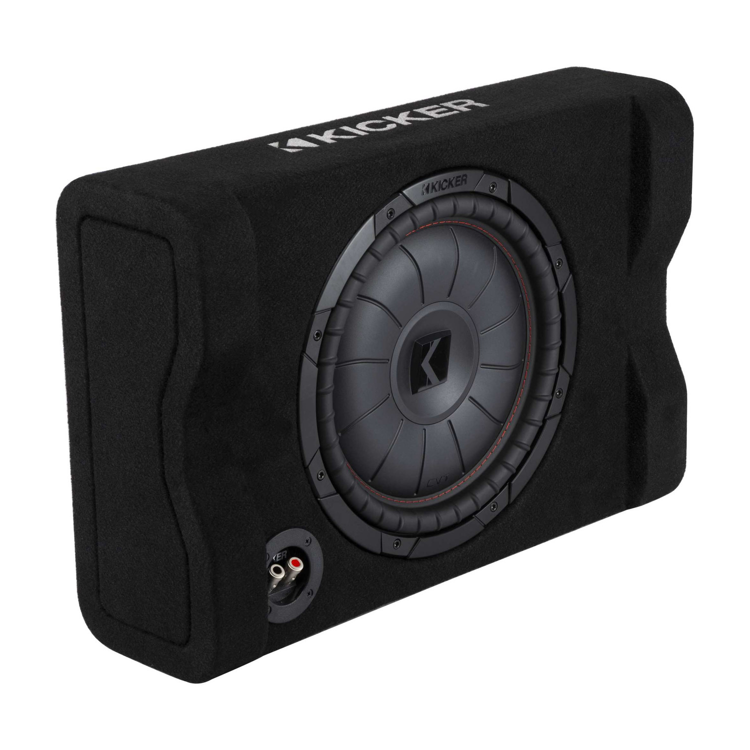 Kicker 48CVTDF122 CVTDF 12" Subwoofer in Down Firing Encl, 2-Ohm; RoHS Compliant