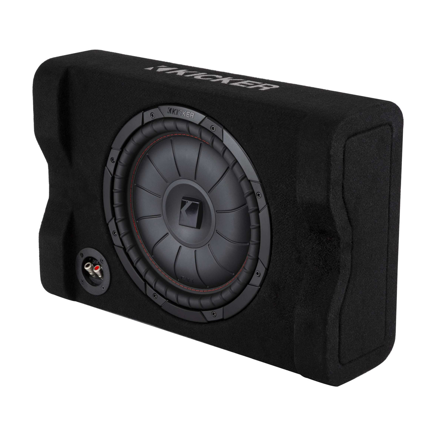 Kicker 48CVTDF122 CVTDF 12" Subwoofer in Down Firing Encl, 2-Ohm; RoHS Compliant