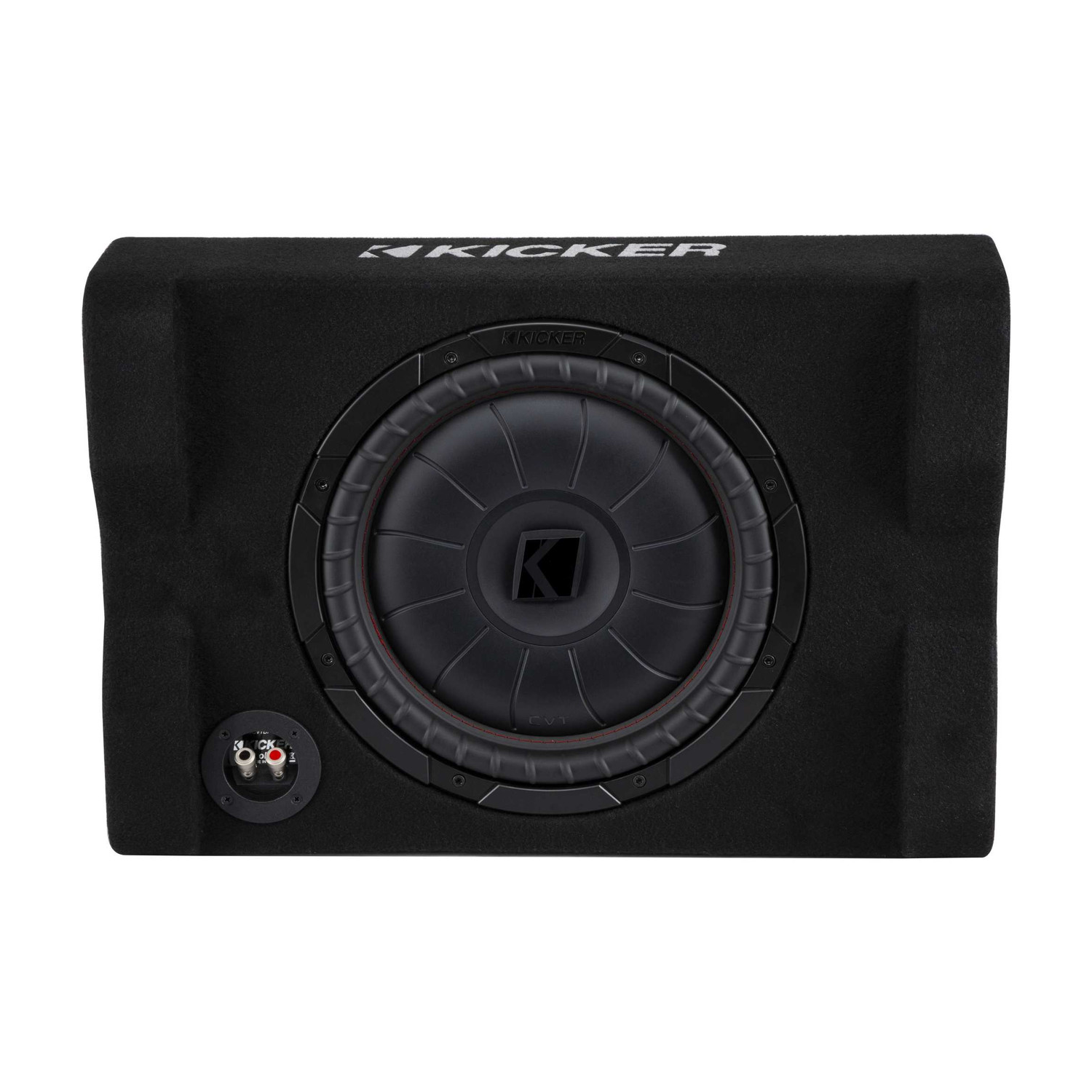 Kicker 48CVTDF122 CVTDF 12" Subwoofer in Down Firing Encl, 2-Ohm; RoHS Compliant