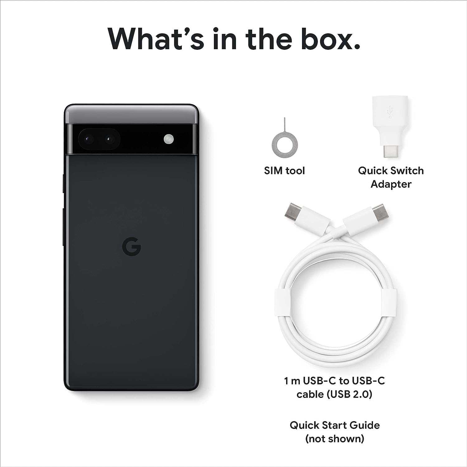 Google Pixel 6A |128GB+6GB – Charcoal - Unlocked - Brand New