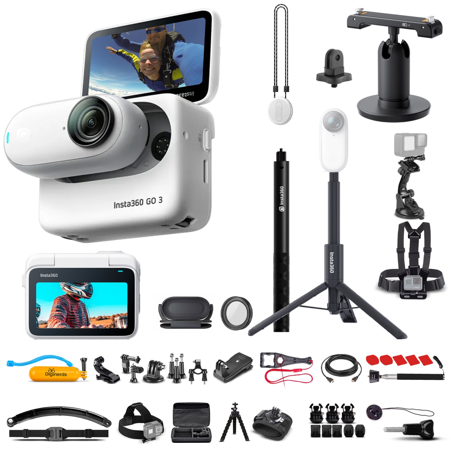 Insta360 GO 3 (128GB) Action Camera with Lens Guard White GO306 - Best Buy