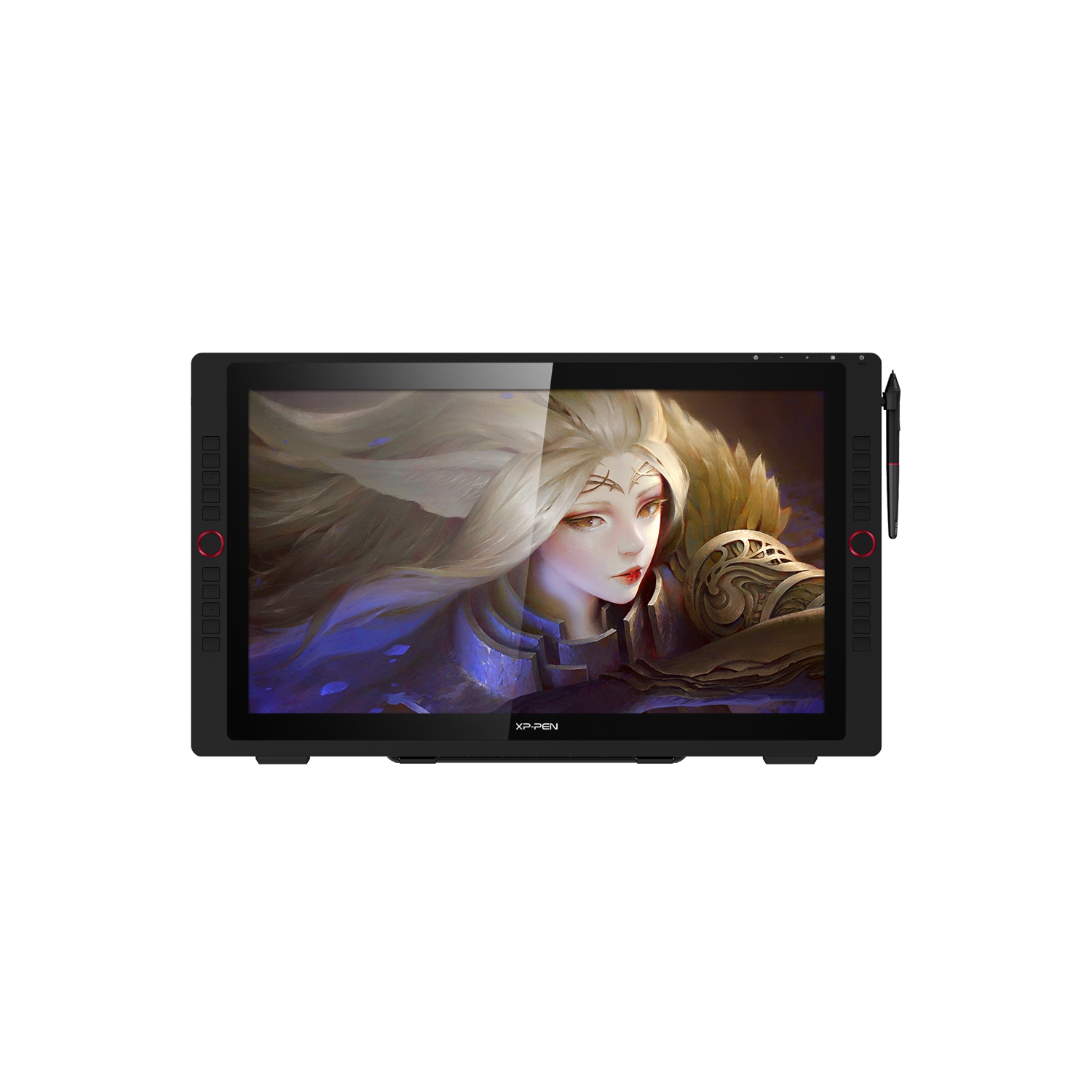 XPPen 23.8'' 2K QHD High Accuracy Pen Drawing Display with 2 Battery-free Stylus & 2 dial wheels and 20 Shortcut Keys (Artist 24 Pro)