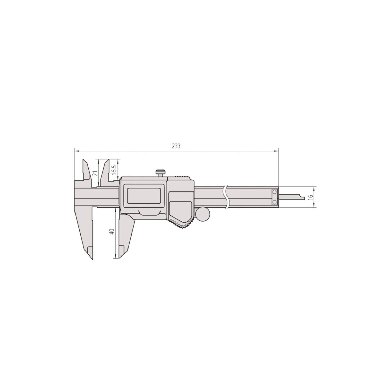 Mitutoyo 500-752-20, Digimatic Caliper, 0-6