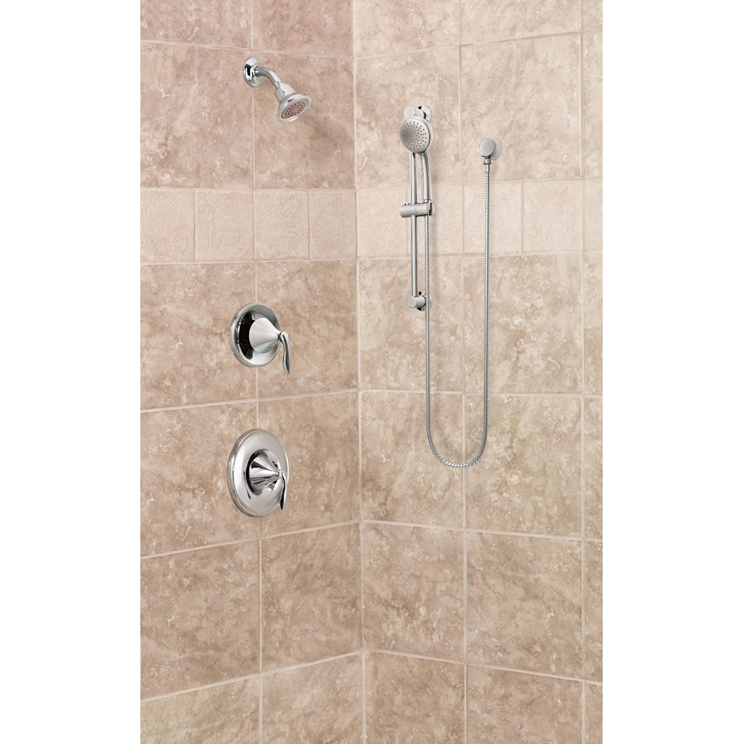 Moen – douche à main Eco-performance 3868EP avec barre coulissante de 24 po et tuyau de 59 po, chrome
