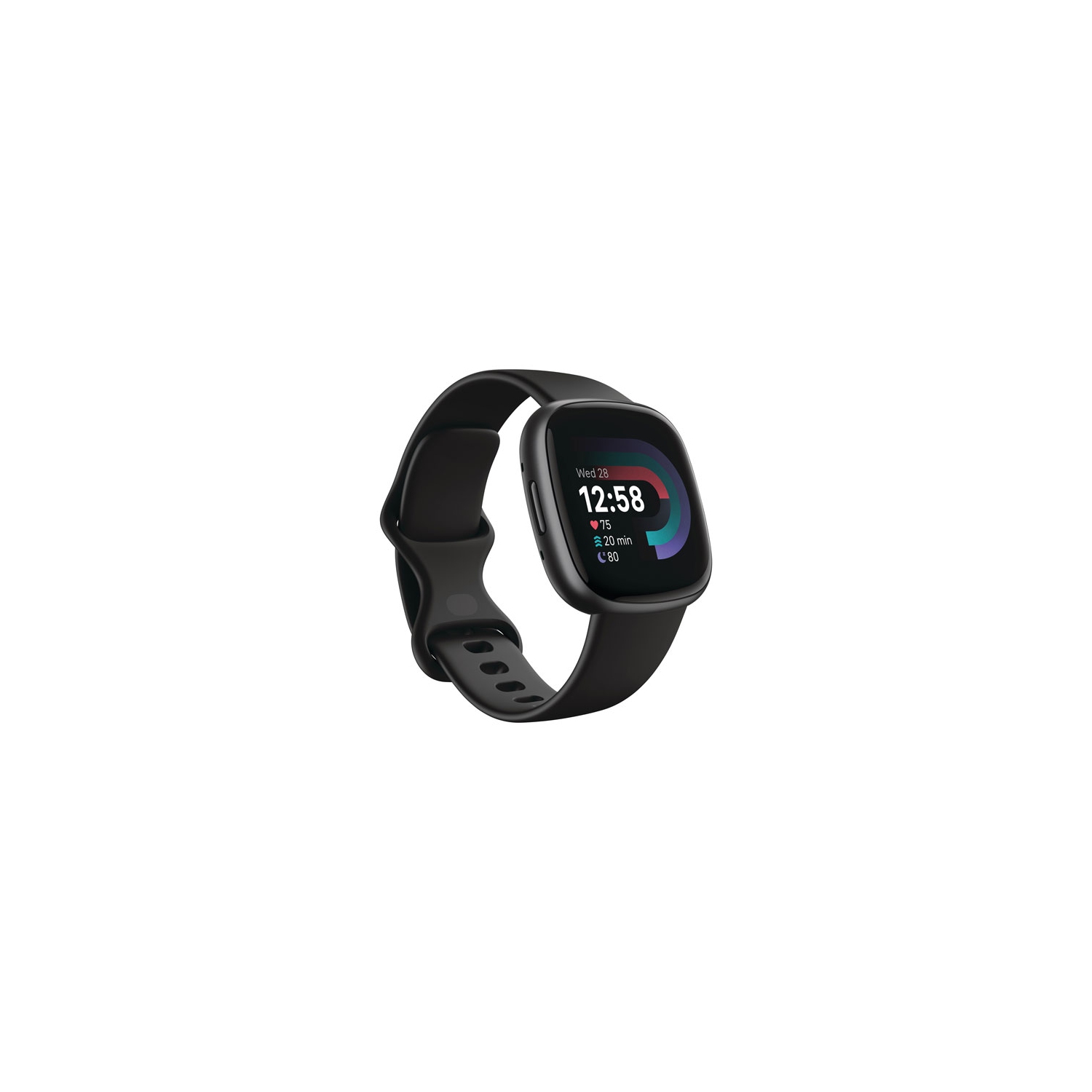 Fitbit Versa 4 + Premium Smartwatch with Heart Rate Monitor - Black - Open Box