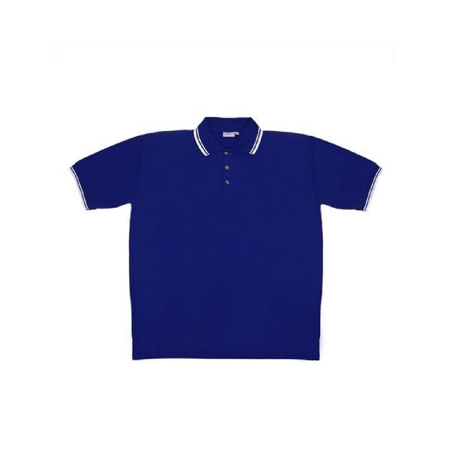 Polo de golf à enfiler en tricot bleu pour homme - petit