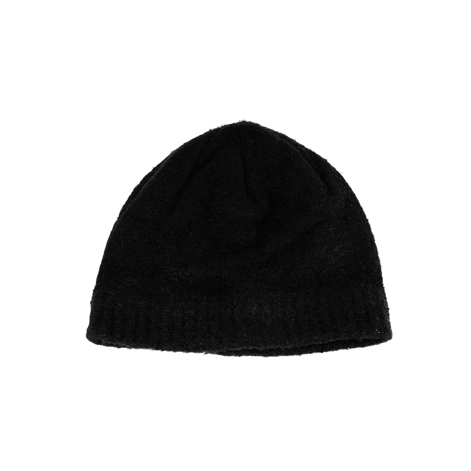 Women's Black Aloe Vera Plush Winter Beanie Hat - One Size