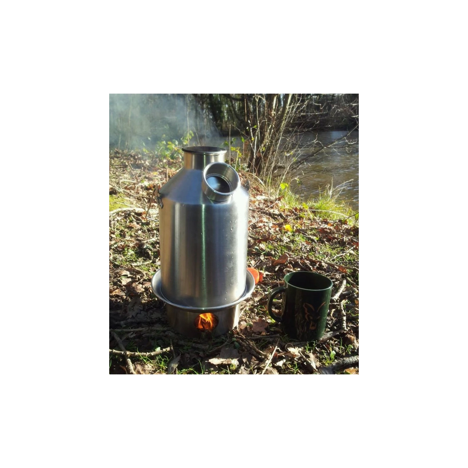 KELLY KETTLE SCOUT WHISTLE KETTLE 1.2L | Wood Stove Backpacking, Scouts, Camping