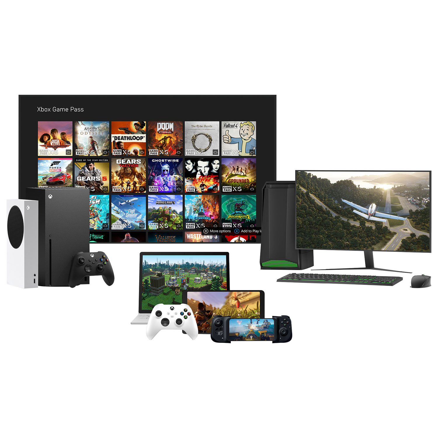 Xbox one x store with game pass