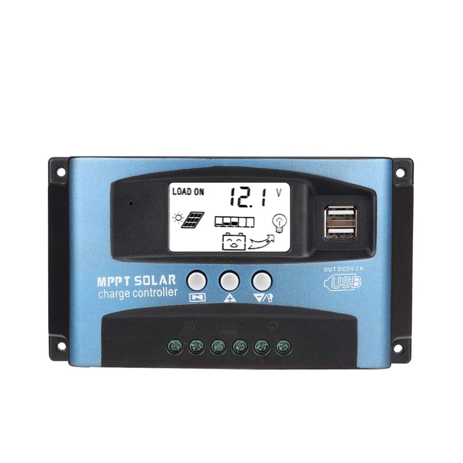 Contrôleur de charge solaire USB contrôleur de batterie à panneau solaire MPPT d'ISTAR Régulateur intelligent