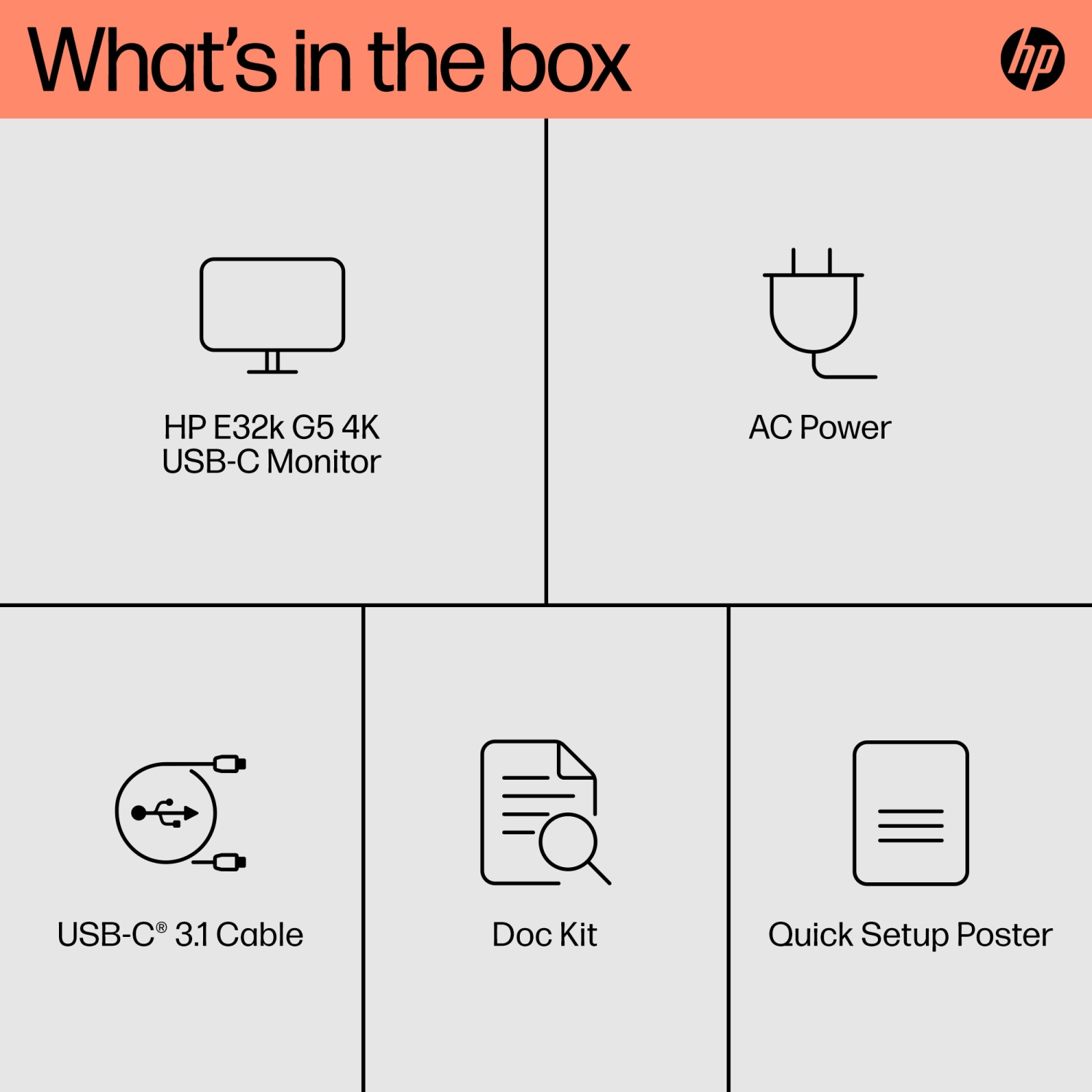 HP 31.5" 4K UHD 60Hz 5ms GTG IPS LCD Monitor - Black, Silver