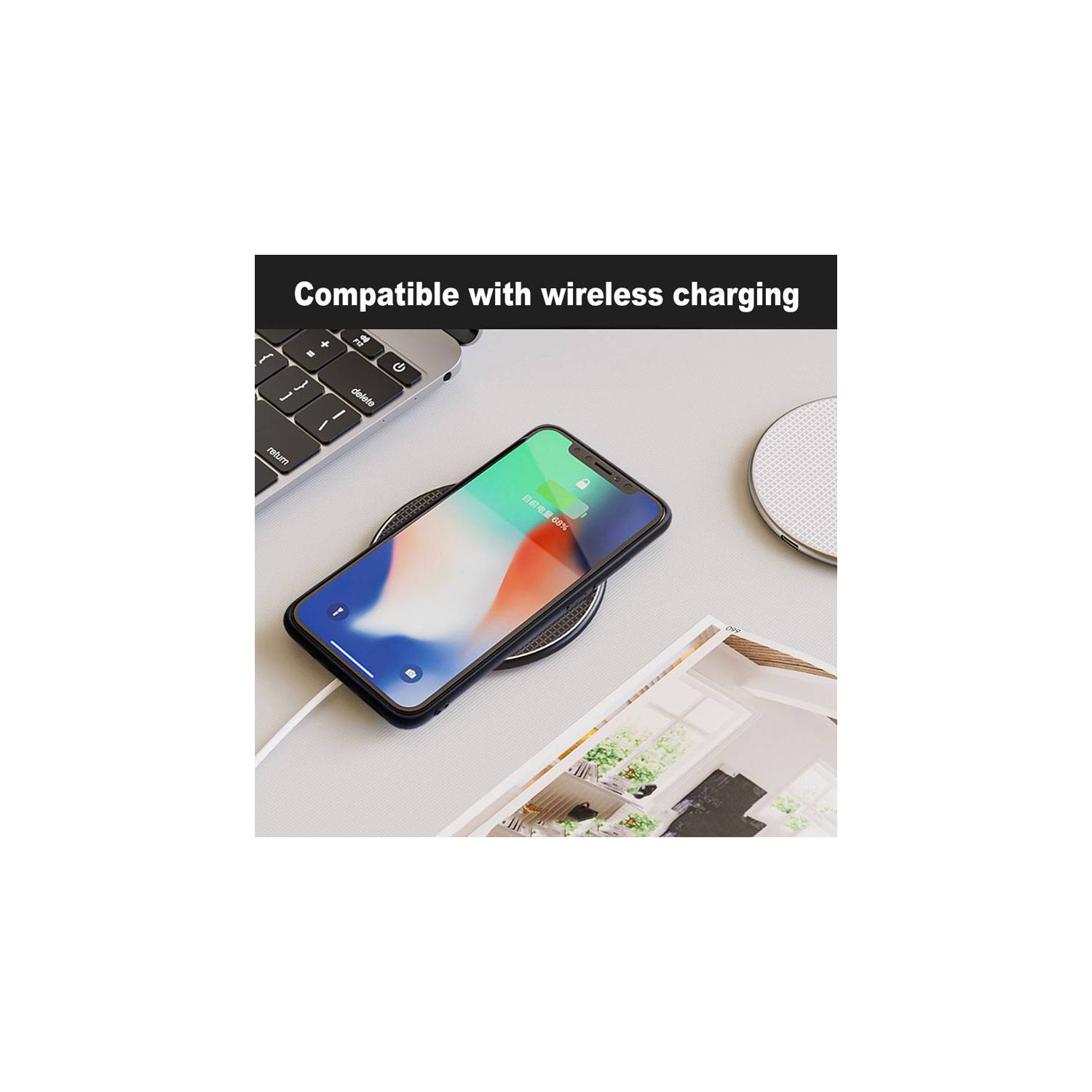 Housse arrière en cuir à motif de bois de bambou pour Galaxy S21 FE de Samsung