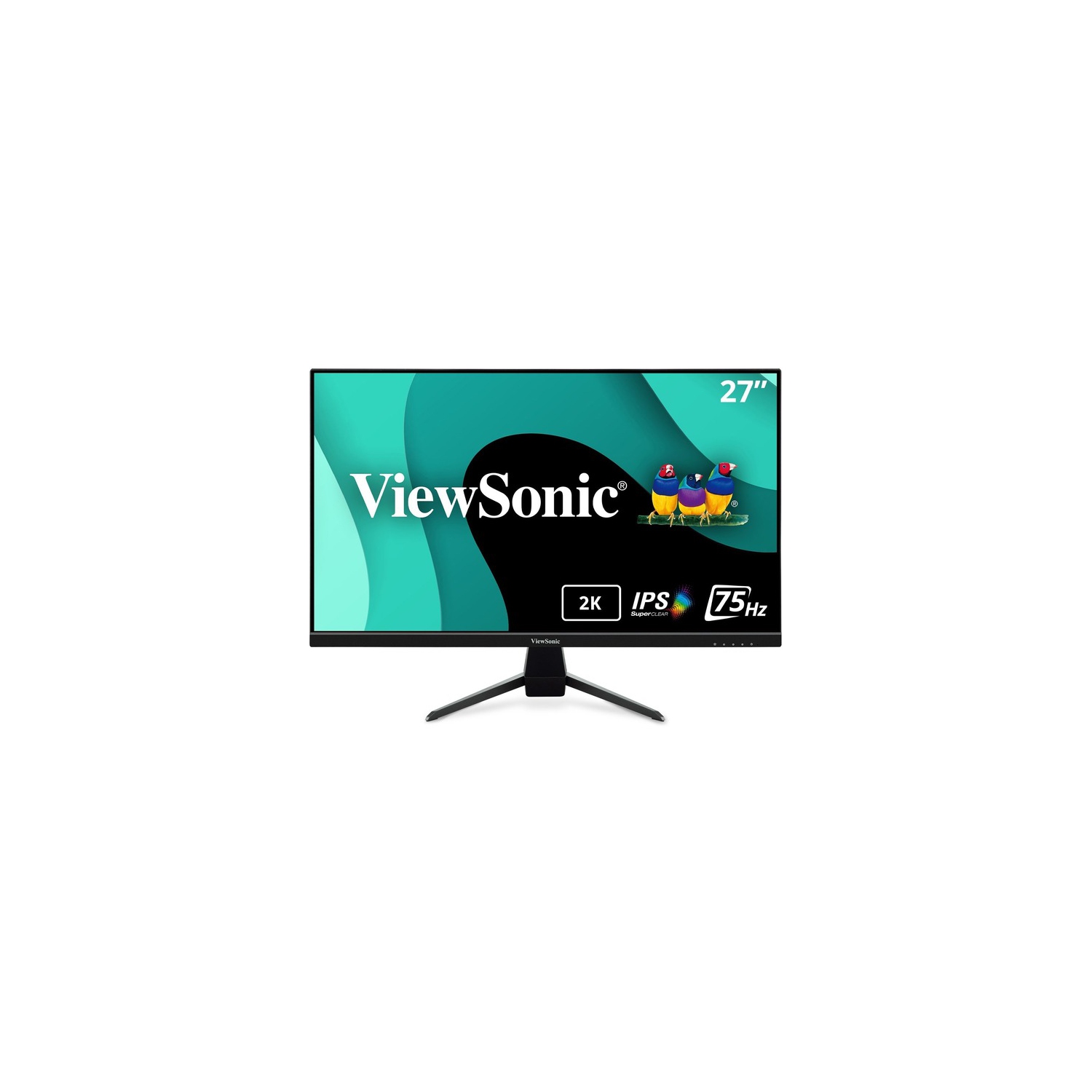 ViewSonic VX2767U-2K 27" 2K QHD Thin-Bezel IPS Monitor with USB-C, HDMI, and DisplayPort