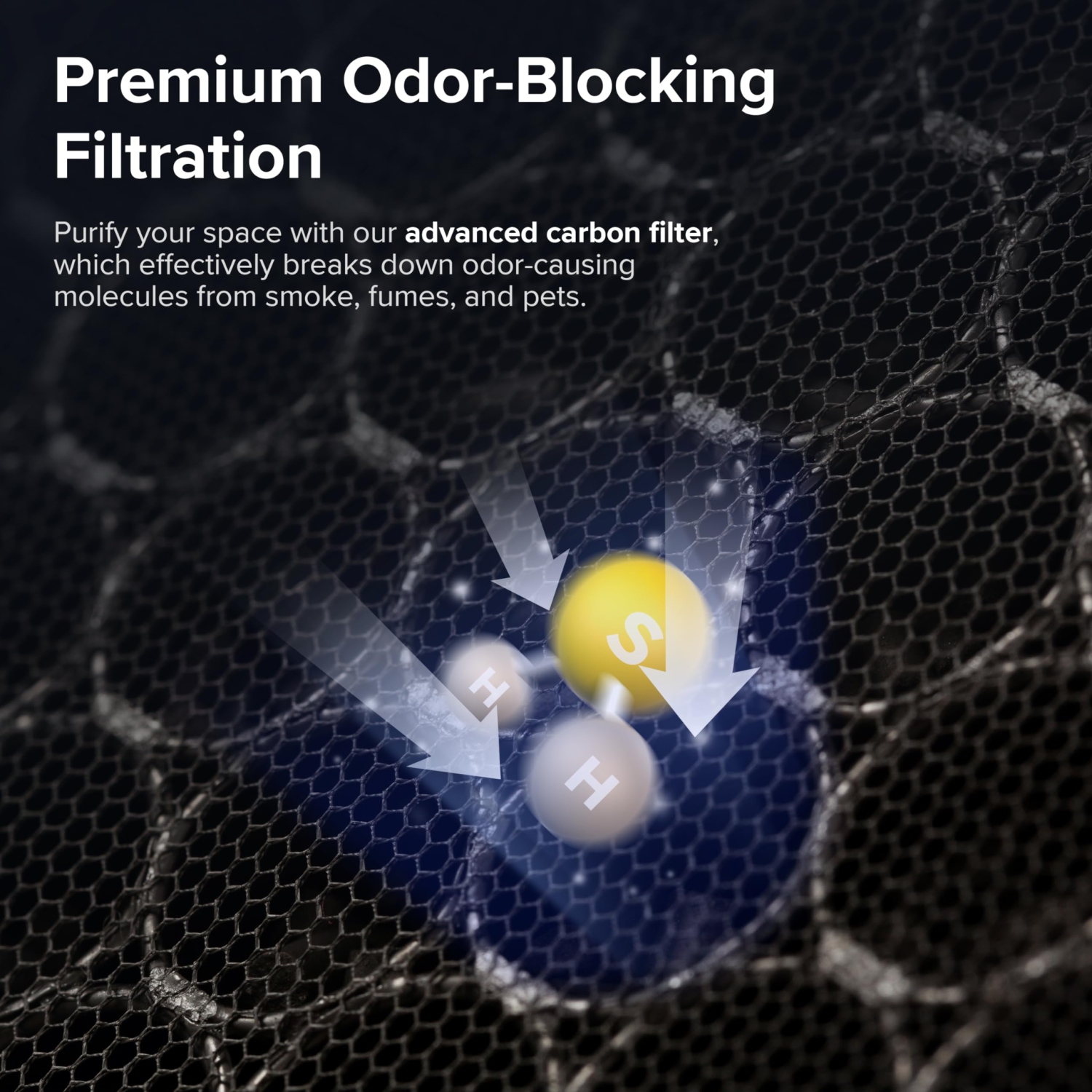 Purificateurs d'air LEVOIT pour la maison Grande chambre jusqu'à 1110 ft² avec qualité de l'air et capteurs de lumière, Wi-Fi intelligent