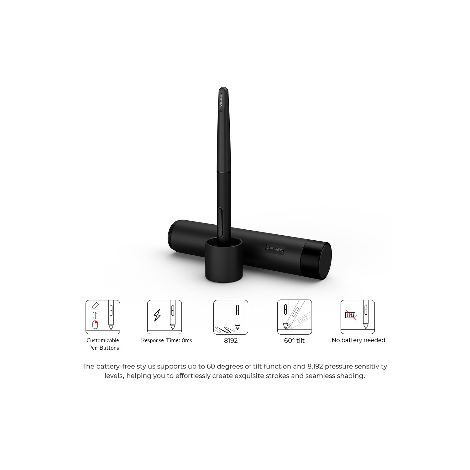 XPPen Artist 22 2nd Computer Graphic Display 122% sRGB with Tilt Function 8192 pen pressure Stylus Adjustable Stand