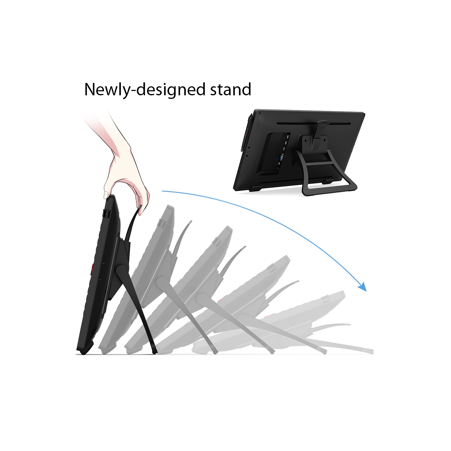 XPPen Artist 22R Pro Pen Display 21.5-inch drawing tablet with 20 Shortcut Keys & 2 Red Dial