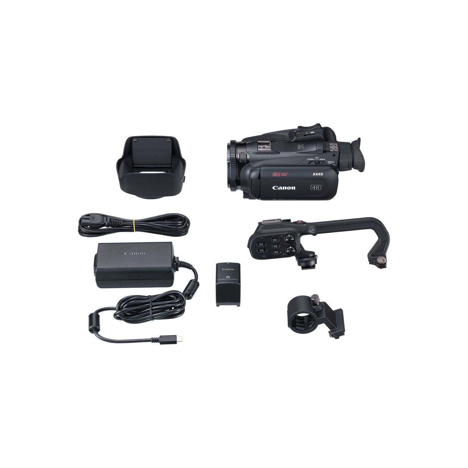 Caméscope professionnel UHD 4K XA65 de Canon PAL 5732C002 - Ensemble d'accessoires 7PC