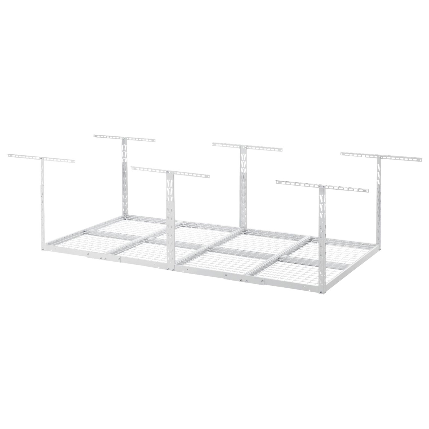 Gladiator Heavy-Duty Steel Rack Storage - Hammered White