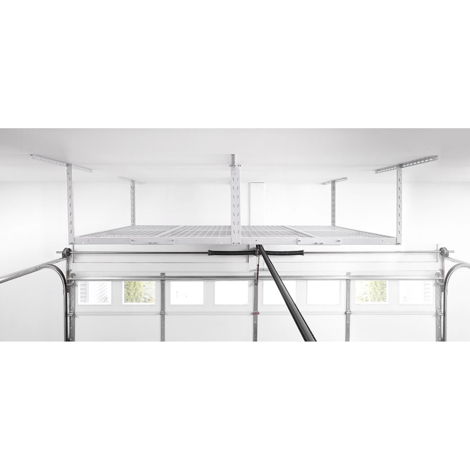 Gladiator Heavy-Duty Steel Rack Storage - Hammered White