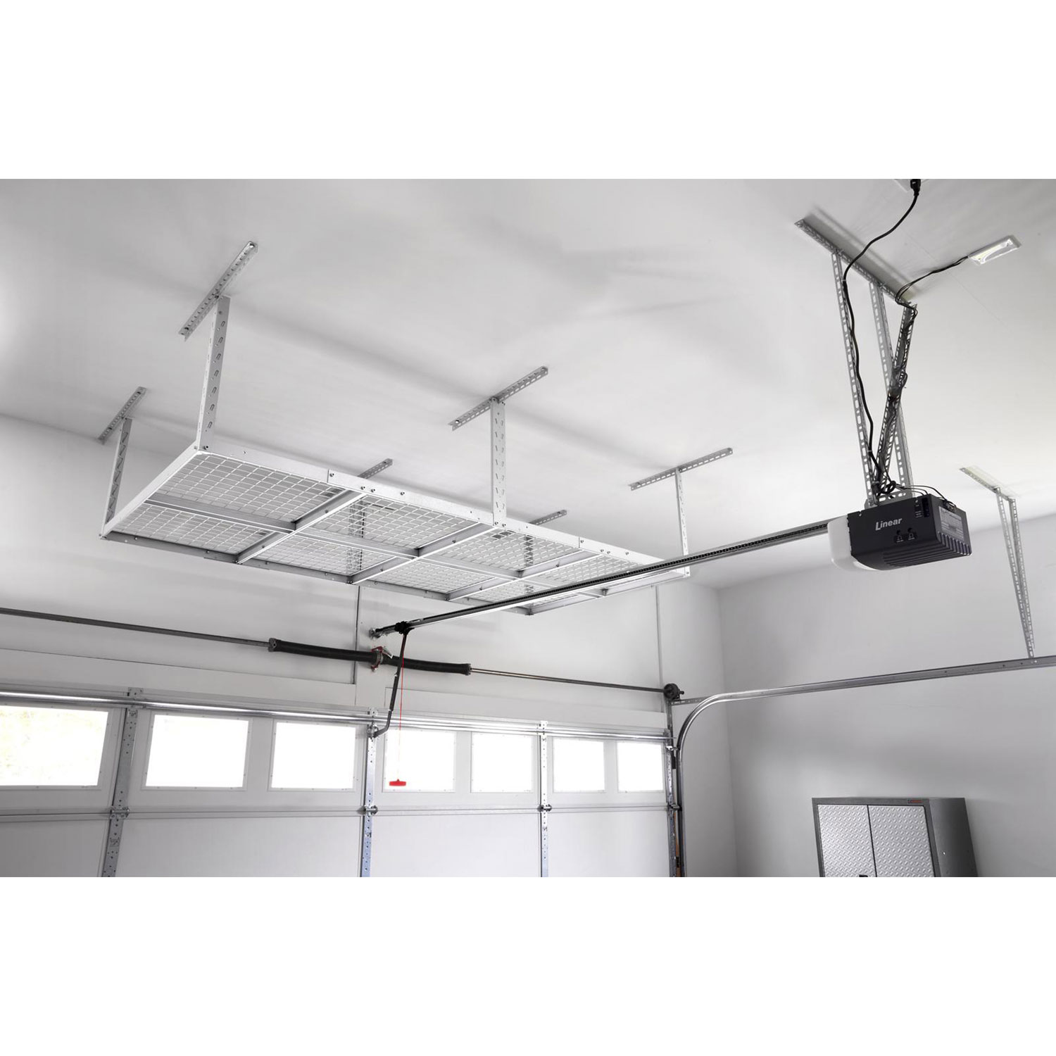 Gladiator Heavy-Duty Steel Rack Storage - Hammered White