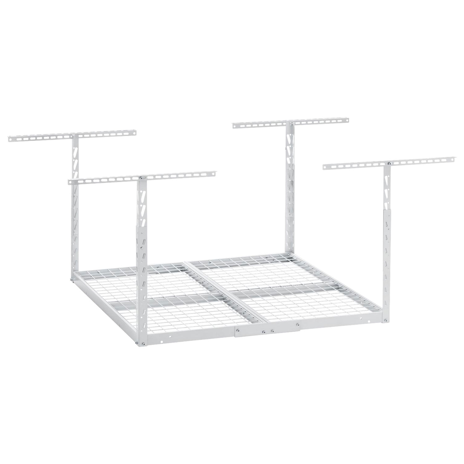 Gladiator Heavy-Duty Steel Rack Storage - Hammered White
