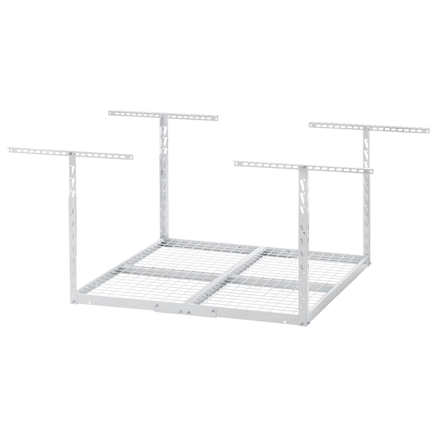 Gladiator Heavy-Duty Steel Rack Storage - Hammered White