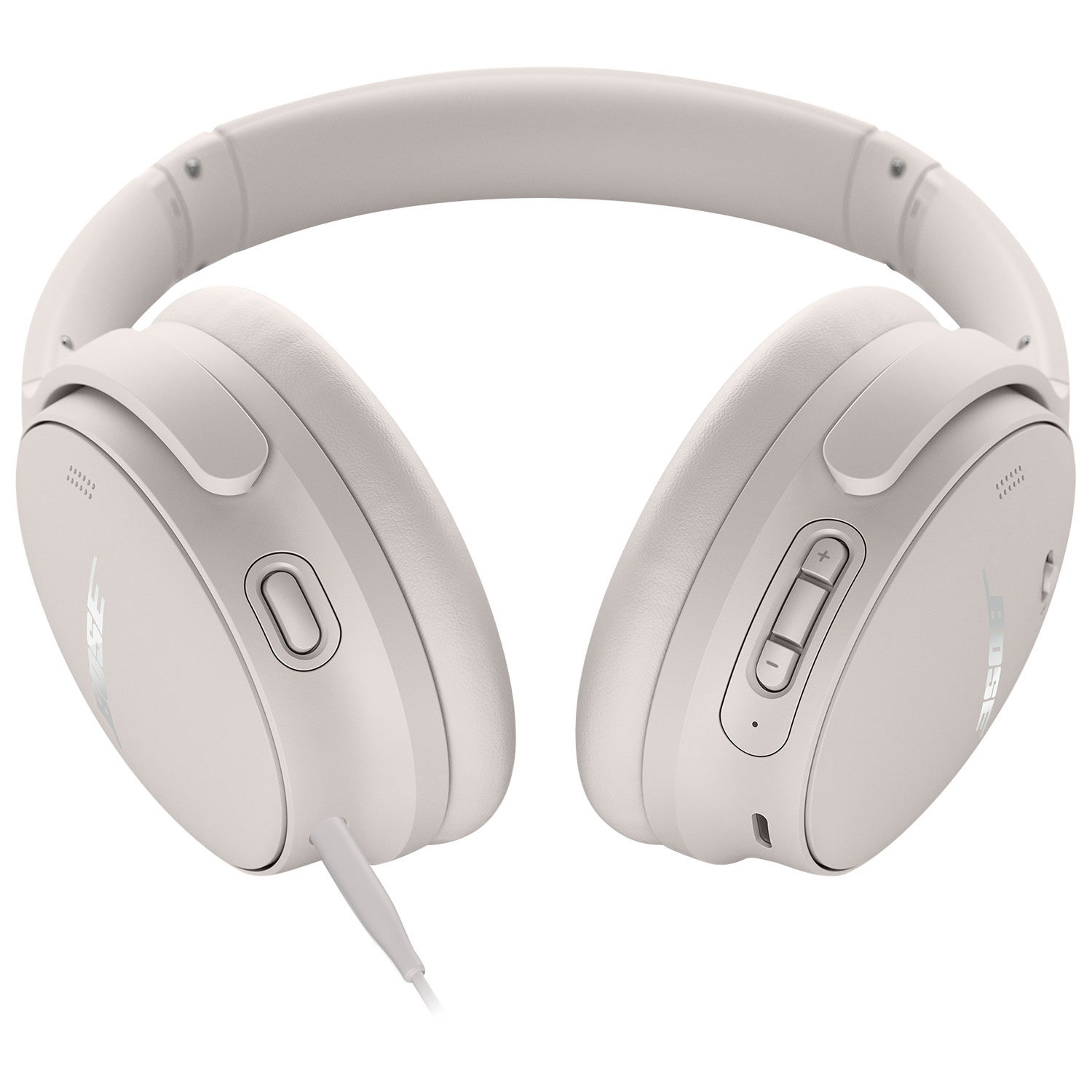 Bose QuietComfort Over-Ear Noise Cancelling Bluetooth Headphones - White  Smoke