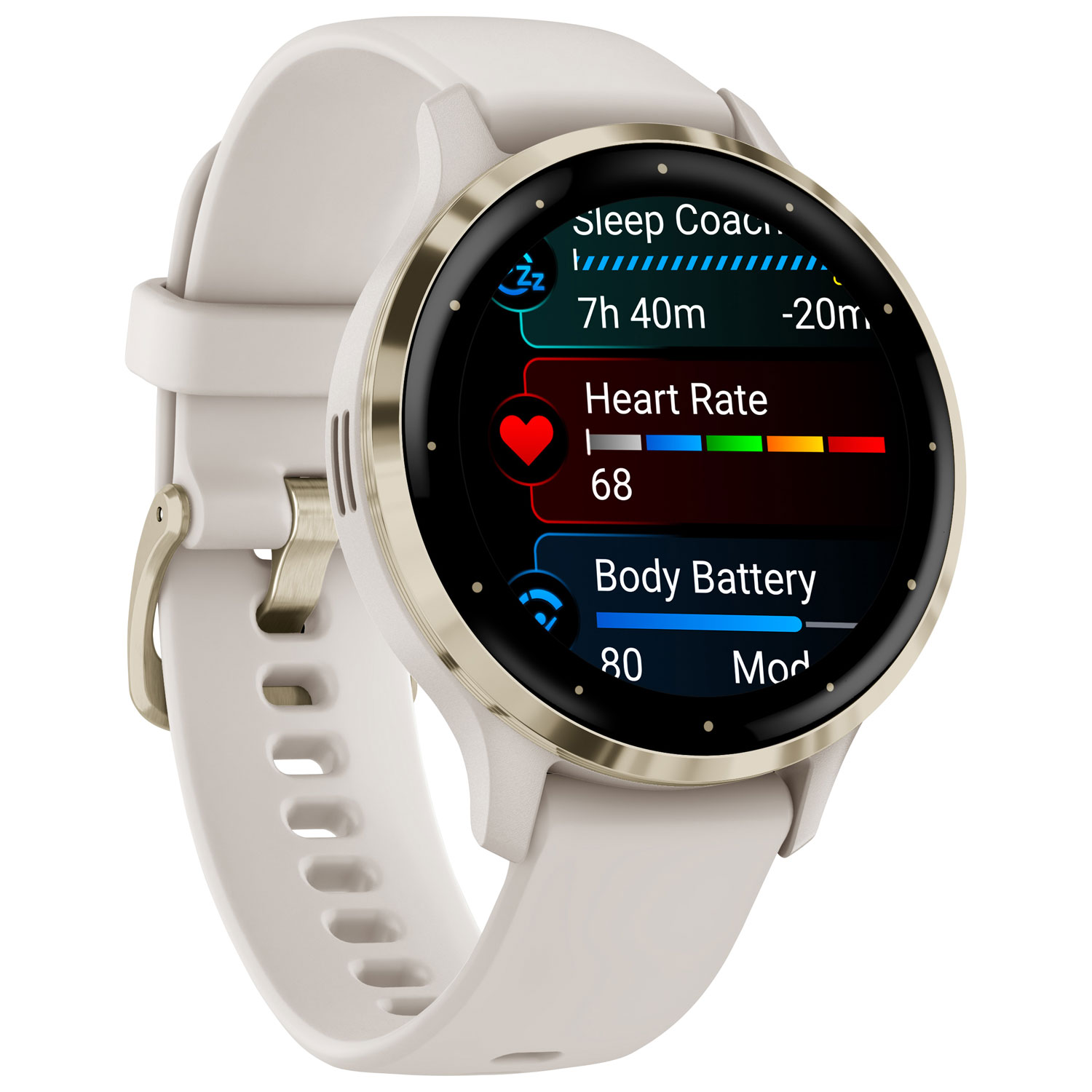 Garmin Venu 3S 41mm Bluetooth Smartwatch - Ivory
