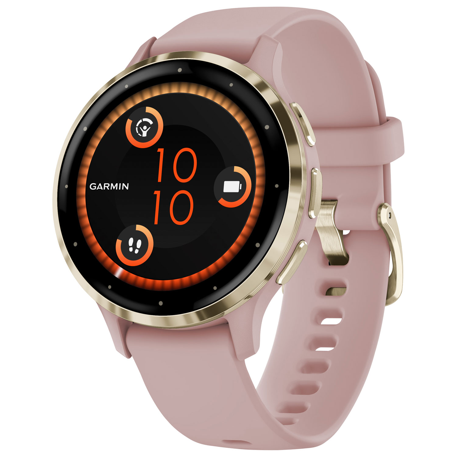 Montre intelligente Bluetooth de 41 mm Venu 3S de Garmin - Vieux rose