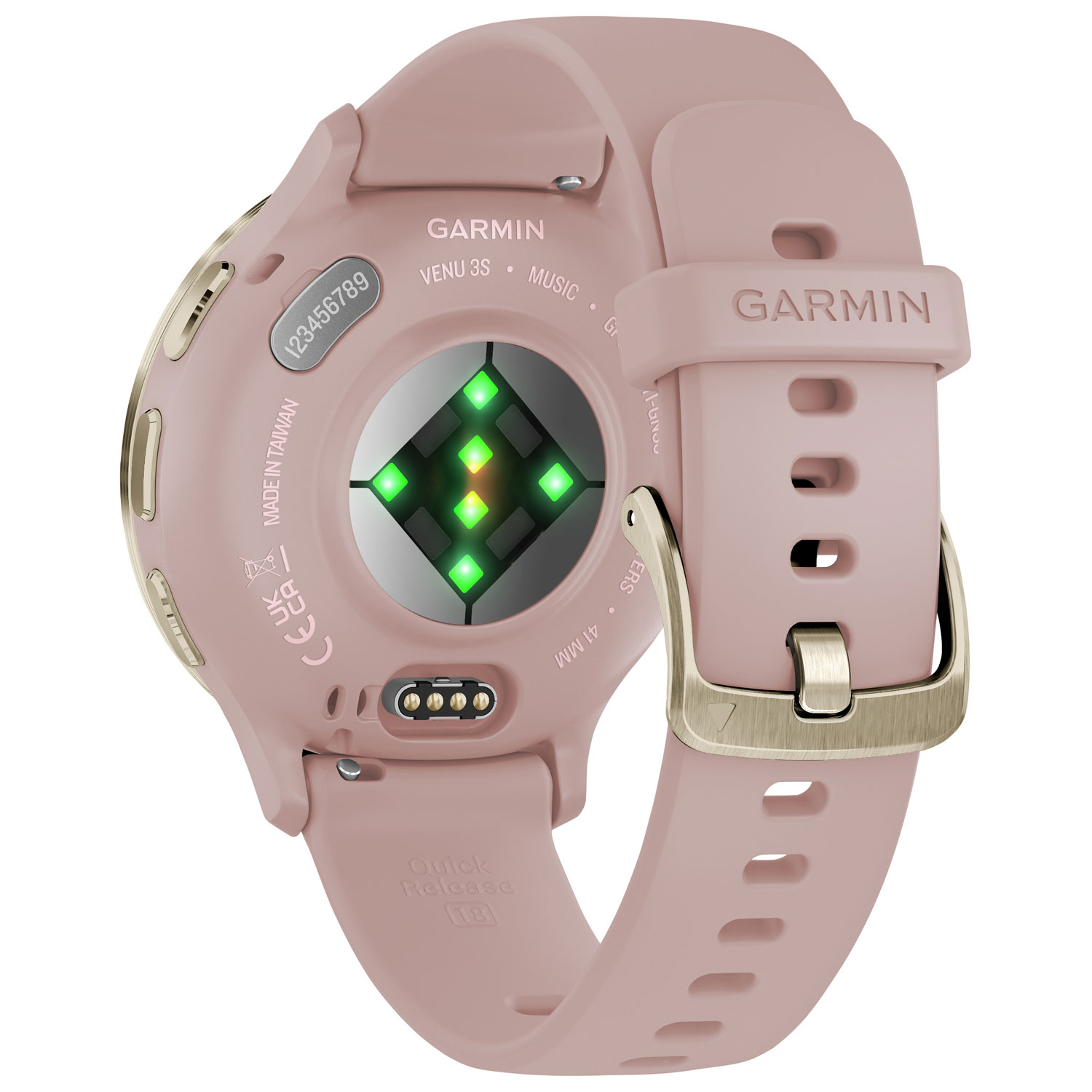 Montre intelligente Bluetooth de 41 mm Venu 3S de Garmin - Vieux rose