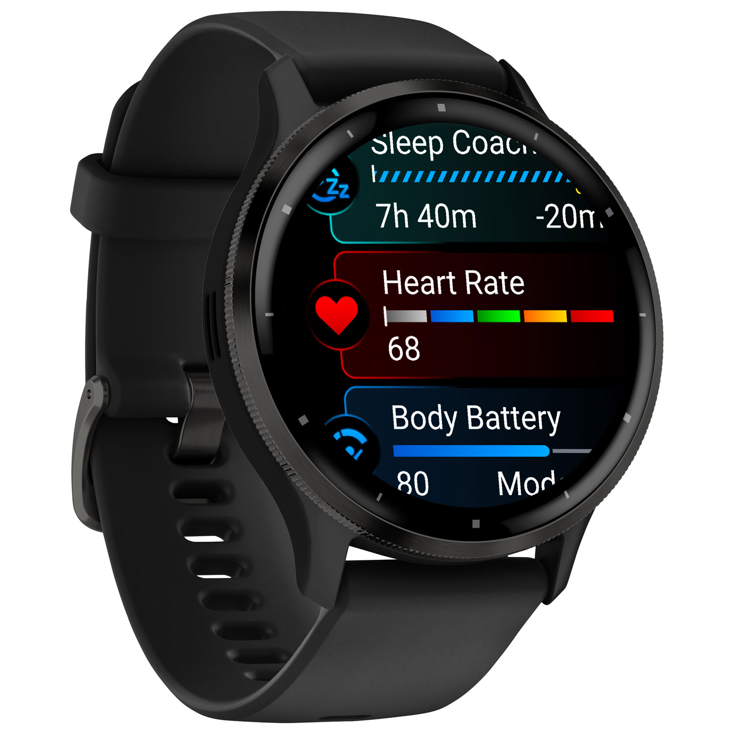 Garmin Venu 3 45mm GPS Smartwatch with Heart Rate Monitor - Black