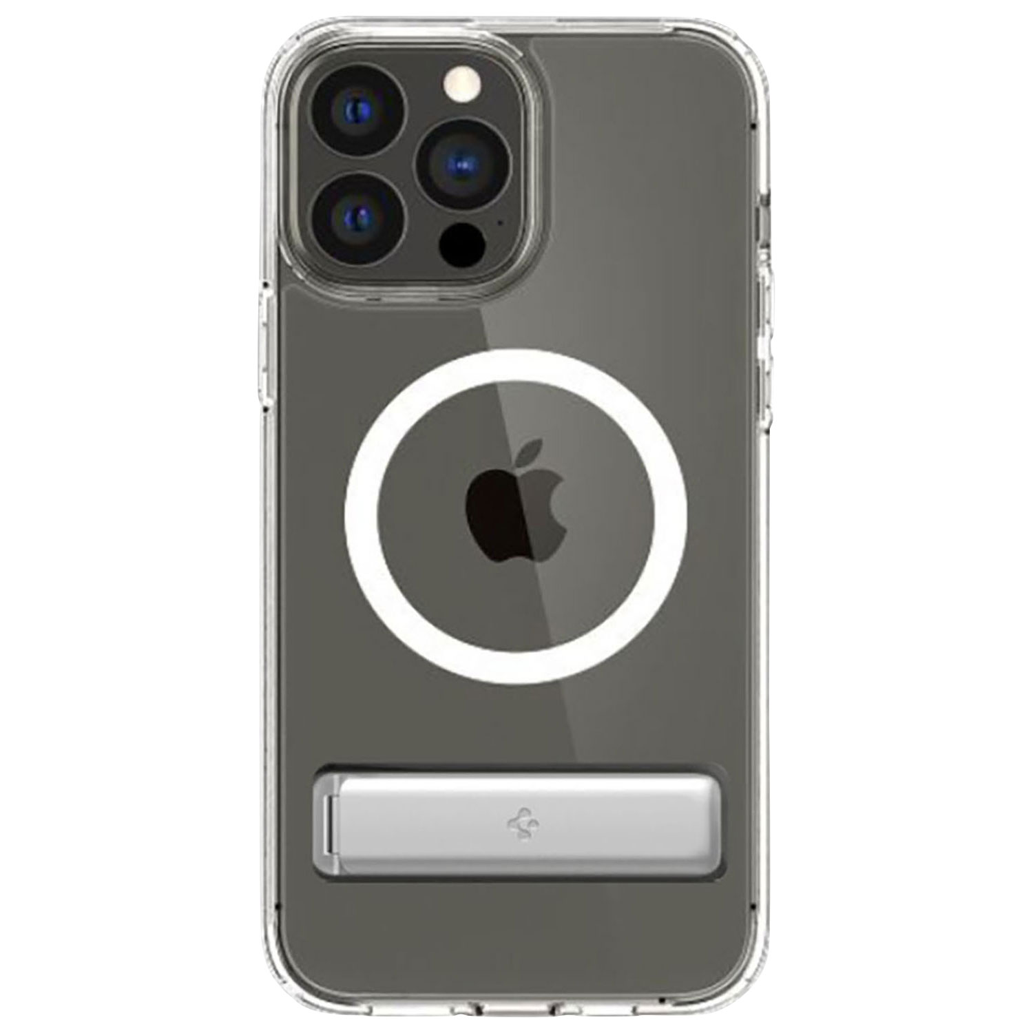 Spigen Slim Armor Essential S MagFit Fitted Hard Shell Case with MagSafe for iPhone 15 Pro Max - Clear