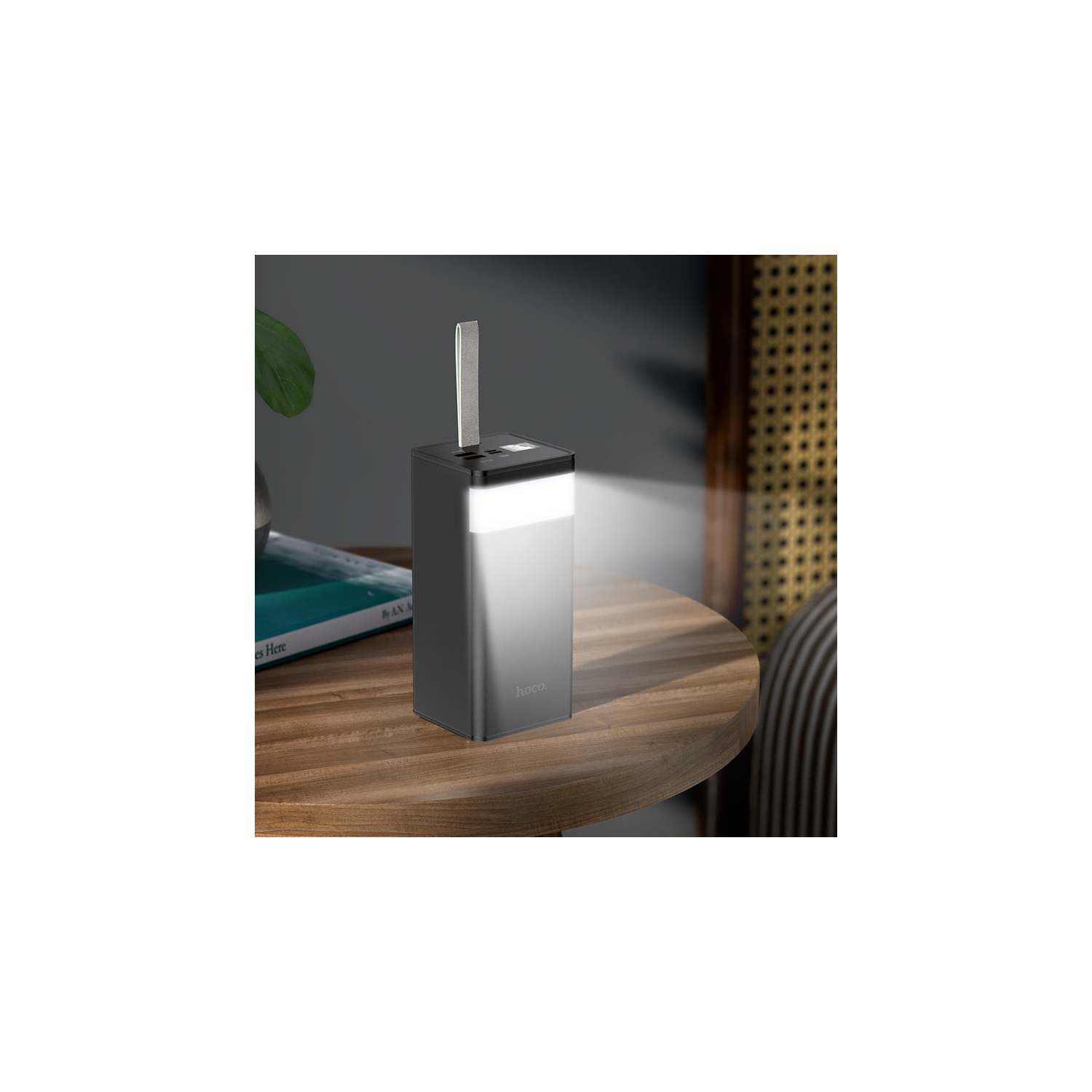 Chargeur de batterie externe micro USB-C PD 20&nbsp;W + chargeur portable USB-C QC3,0 W de 50000&nbsp;mAh et DEL pour tablettes iPad de Samsung de