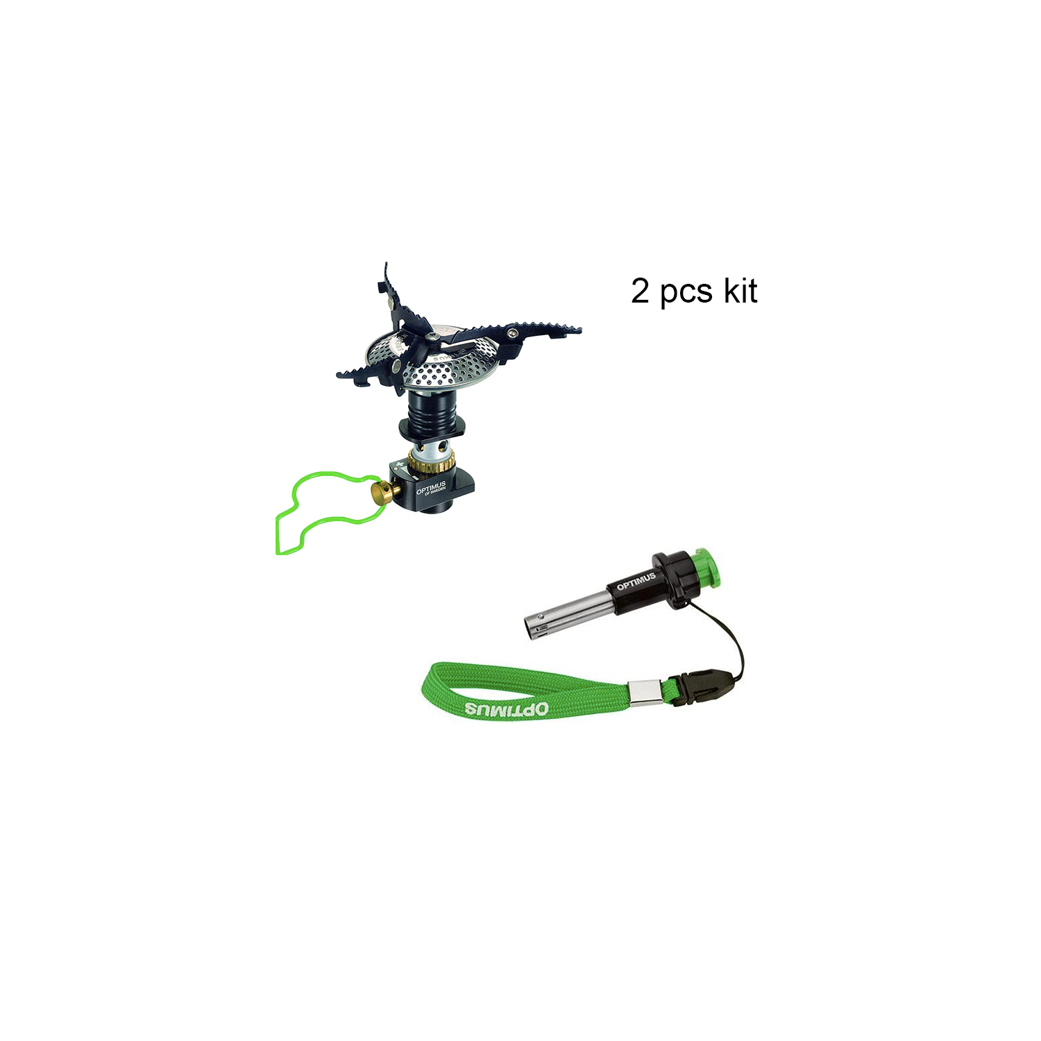 OPTIMUS CRUX Kit Canister Fuel Stove + Sparky Igniter | Collapsible Gas Stove Camping