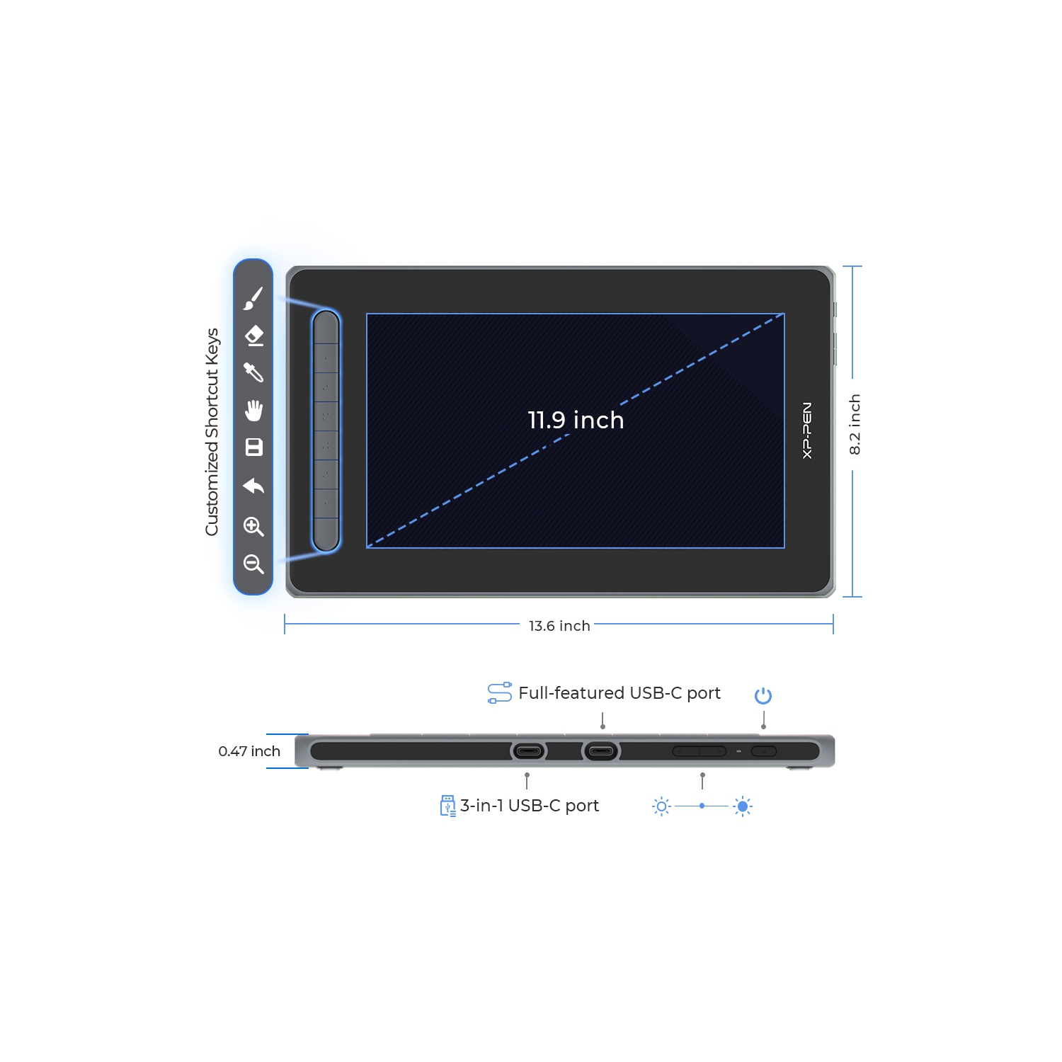 XP-PEN Artist12 2nd Generation 液晶ペンタブレット 0 Artist Pen