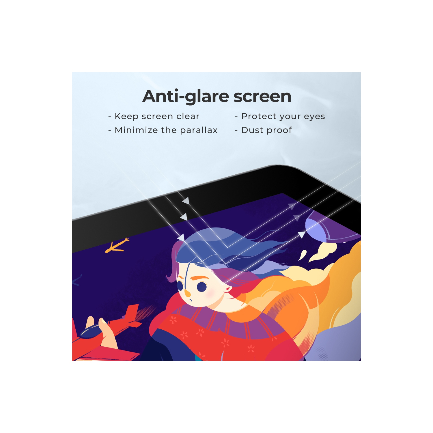 XPPen Artist 13 Pen Display Tablet 13.3-inch Fully-laminated Drawing Screen with 9 Shortcut Keys X3 Elite Smart Stylus