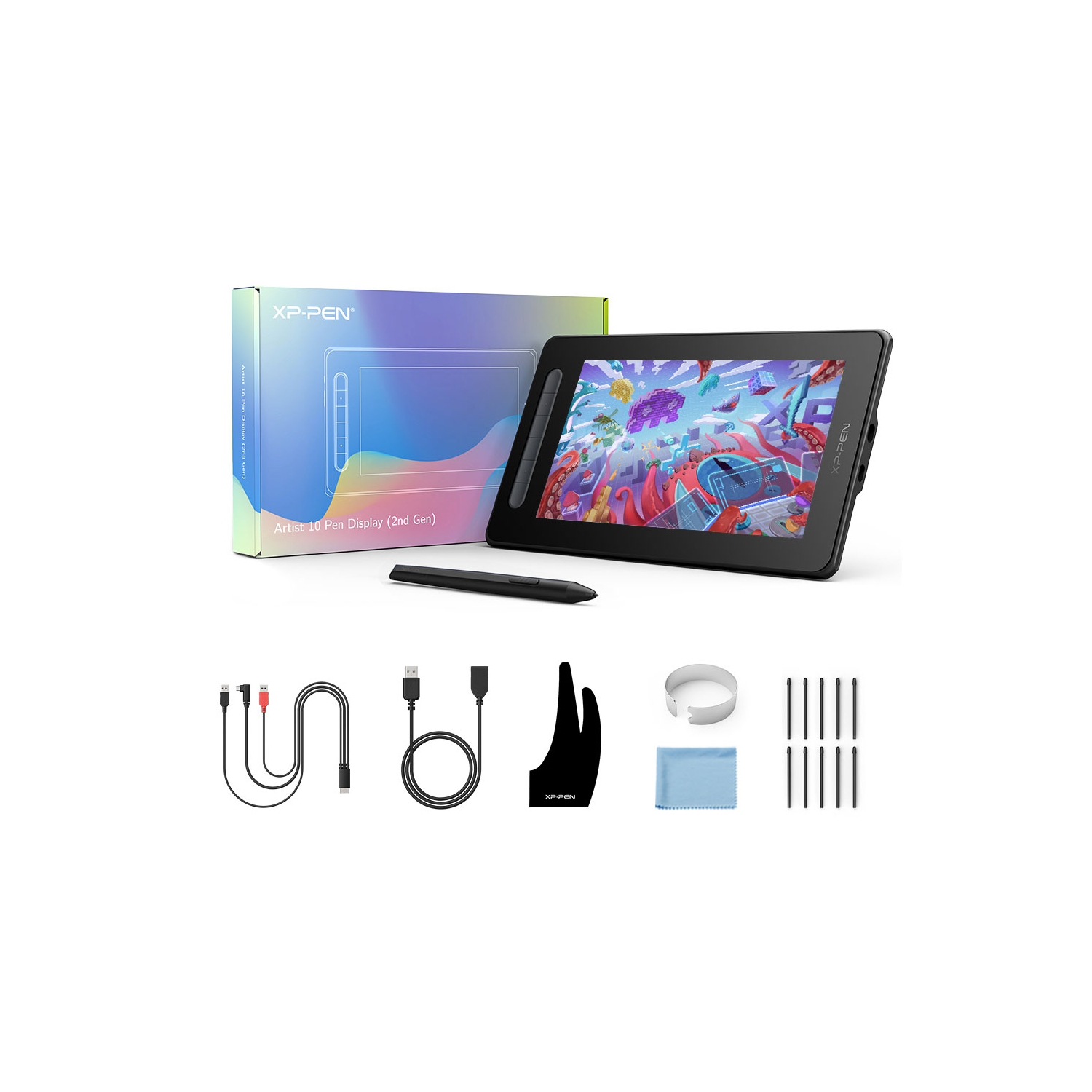 XPPen Artist 10 (Gen 2) Graphic Display 10.1-inch Pen Tablet with