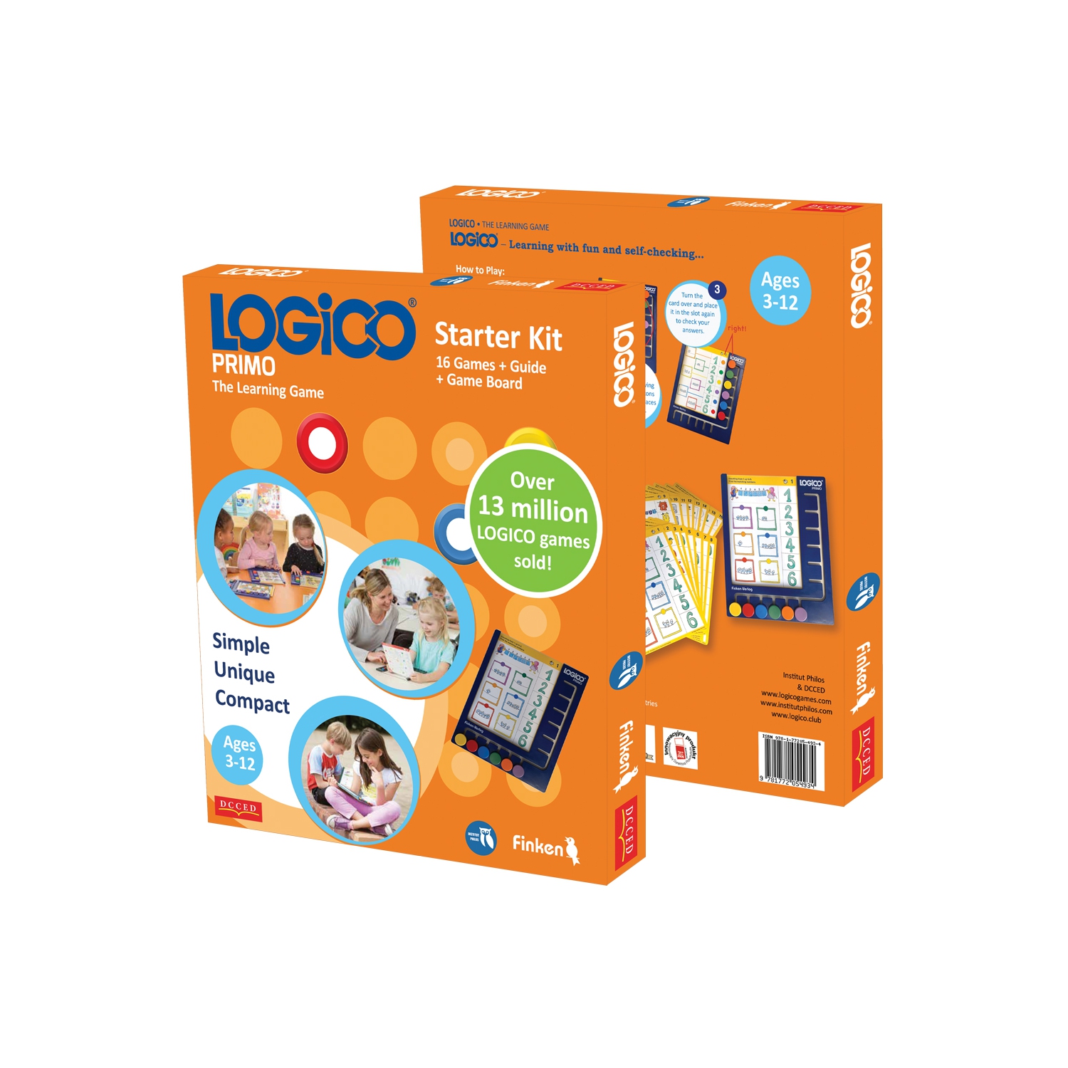 LOGICO The Learning Game - Primo Starter Kit – 1 Primo Book + 1 Primo Board