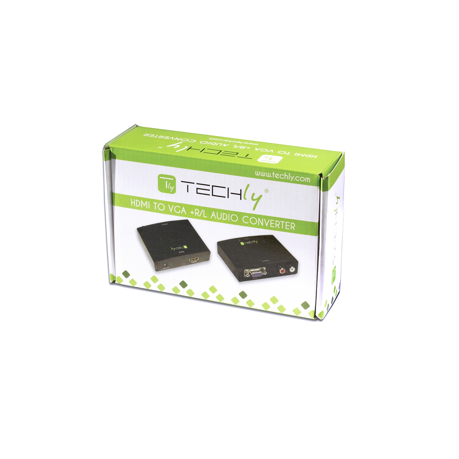 Techly Converter HDMI to VGA/ Audio