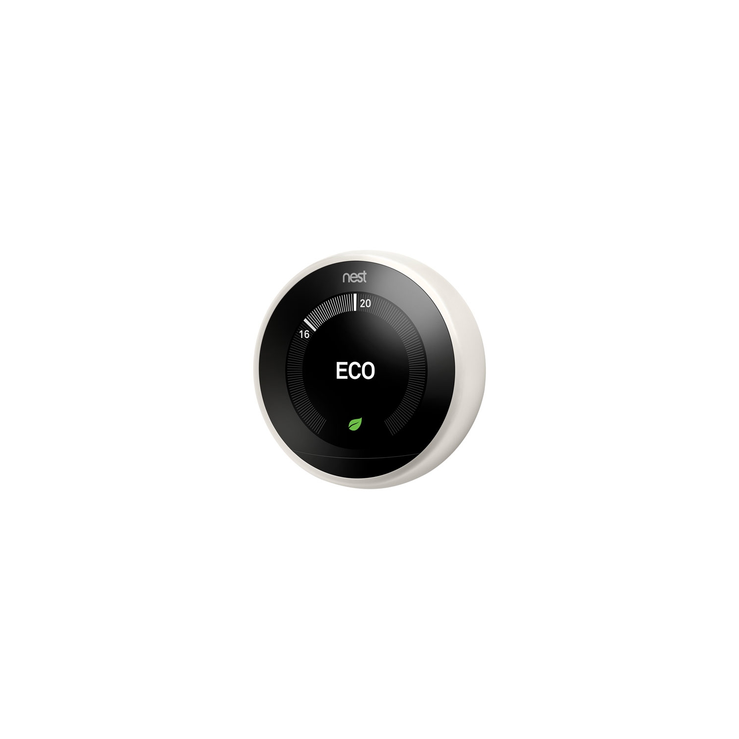 Thermostat intelligent Wi-Fi Nest Learning de Google - Blanc