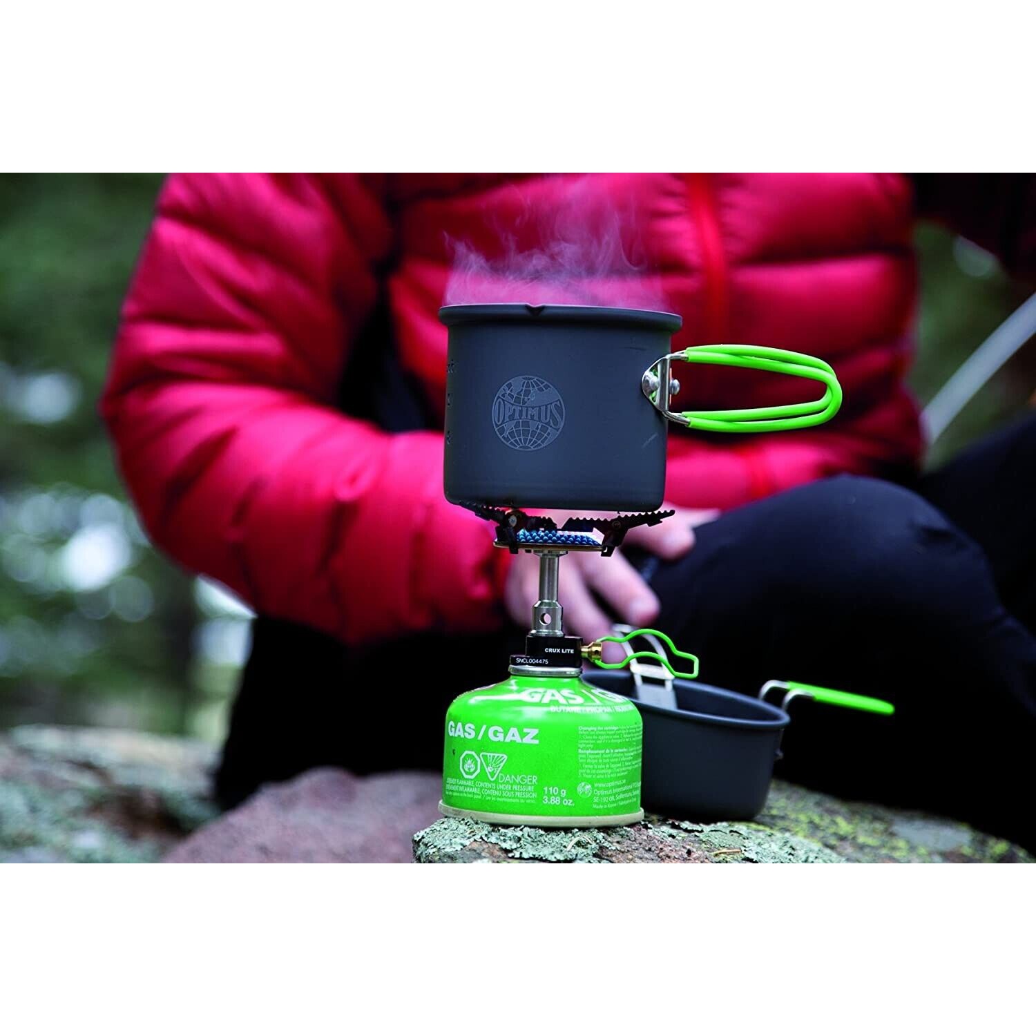 OPTIMUS Crux Lite Solo Cook System | Lite Stove Foldable Compact Outdoor Camping